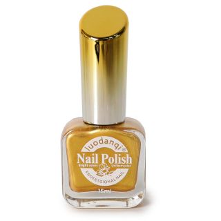 Barniz Esmalte Para Uñas Luodanqi De Larga Duración Tonos Tapa Metalizada Ovalada 15 Ml | DQ-0225