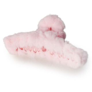 Pinza De Plástico Rectangular Ovalada Cubierta De Peluche Varios Colores 12.5 Cm | XH5391