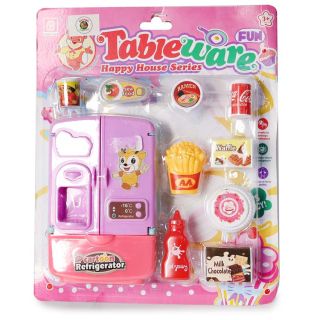 Refrigerador De Plástico Chicon Alimentos Chicos Didácticos De Colores 28 Cm | NJ-5030