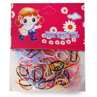 Ligas Latex Mini Elásticas En Colores Obscuros En Bolsa Cartón Rosa Muñeca 10 Cm | OUJ-36