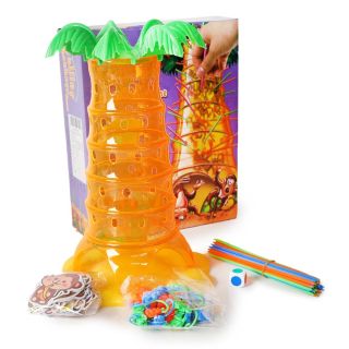 Juego De Mesa Monos Colgantes en Palmera Varios Colores Con Dado 26 Cm | LXWG43949