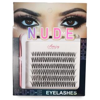 Pestañas Postizas Seminaturales En Grupo Con Pinza Aplicadora Nude 17.5 Cm | HM25W-75
