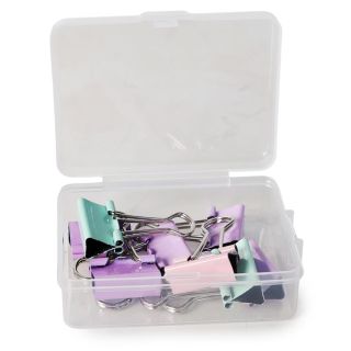 Pisapapeles De Metal En Varios Colores Y Broche Plateado En Estuche Rectangular 6.5 Cm | XLE-38