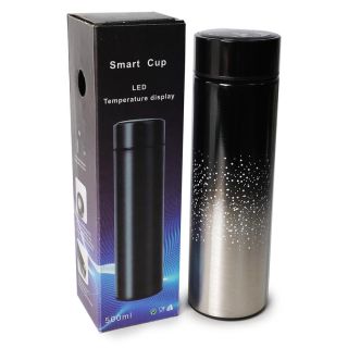 Botella Termo Mediano Bicolor Con Control De Temperatura Digital Capacidad 500 Ml | MAFU