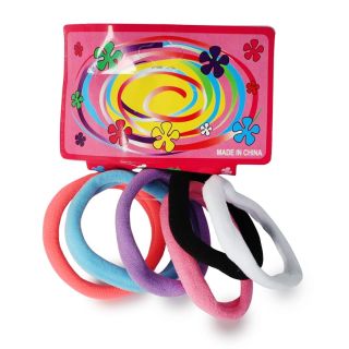 Donas Ligas Licra Medianas En Colores Celestes Cartón 6 Donas De 6.5 Cm | 25MK-L-20