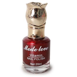 Barniz Esmalte Para Uñas Grande En Envase De Vidrio Tapa Flor Dorada 20 Ml | AM72