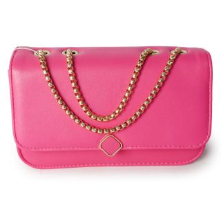 Bolsa De Mano Mediana Rectangular Gruesa Con Broche Varios Colores Y Correa De Metal 19 Cm | MAFU