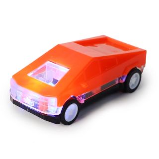 Llavero Mediano Camioneta De Plástico Cuadrada Con Luces De Colores 7 Cm | HM25R-30