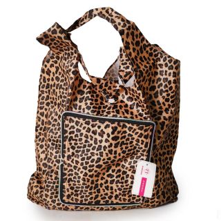 Bolsa De Mano Compacta De Tela Estampada Animal Print Con Cierre Colores 57 Cm | XCF201