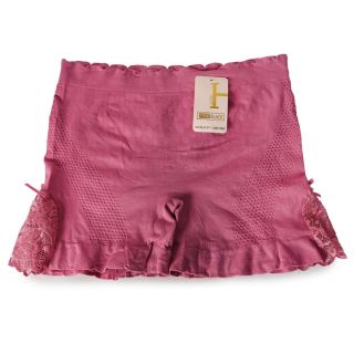 Short Interior De Tela Elástica Con Resorte Y Encaje Decorado A Los Costados Unitalla Mujer | MAFU