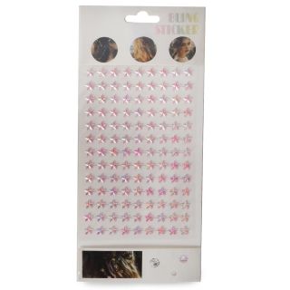 Sticker Planilla Con Piedras Estrellas Decorativas De Colores Grandes 23.5 Cm | XQ-32-102