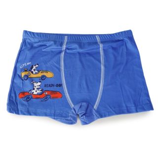 Boxer De Tela Elástico Suave Para Niño Estampado Carros Con Muñecos Unitalla | MAFU