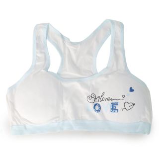 Bralette De Tela Elástica Con Resorte Para Niña Blanco Estampado Colores Unitalla | MAFU