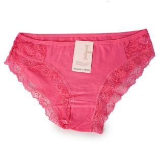 Pantis De Tela Elástica Resorte Con Algodón Y Encaje Varios Colores Unitalla | MAFU