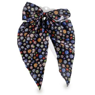 Pico Garza Mediano De Metal Con Moño De Tela Estampado Balones Varios Colores 17 Cm | Balones