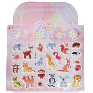 Sticker Escolar Infantil De Colores Ovalados Varios Modelos En Blíster Bolso 16 Cm | XH7472