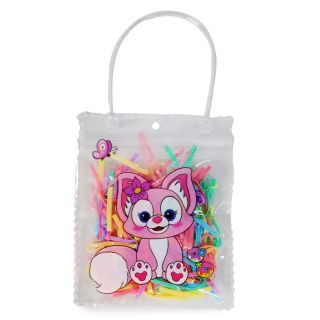 Adornos Decorativos De Colores Para Cabello En Bolsita Monedero De Hule Estampado 11 Cm | XH7685