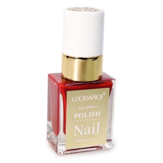 Barniz Esmalte para Uñas Luodanqi En Tonos Rojos Envase Cuadrado Tapa Blanca 15 Ml | DQ-251013