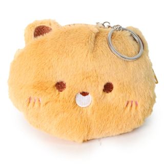 Monedero Jumbo De Peluche Caritas De Animales Varios Colores Con Cierre 11 Cm | XQ-36-290