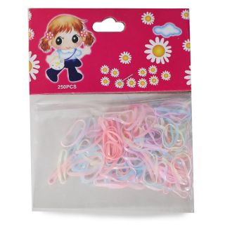 Ligas Latex Mini Elásticas En Colores Pastel Translucidos En Bolsa Cartón Rosa Muñeca 10 Cm | ZZC-105