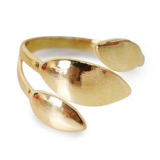 Anillo De Acero En Color Dorado Ajustable Grabado Figuras Varios Modelos | KUN-4647