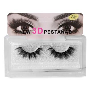 Pestañas Postizas Seminaturales New 3D En Estuche Negro Mirada 12.5 Cm | KUN-5322