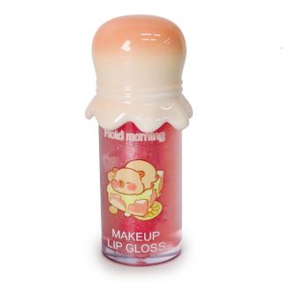 Lip Gloss Brillo Para Labios Hold Morning Con Glitter Envase Estampado Capibaras 6.5 Cm | HL6102