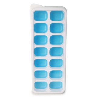 Hielera De Plástico Y Silicón Flexible Para Hielos Rectangulares Con Tapa 23 x 9 Cm | LN77-D06
