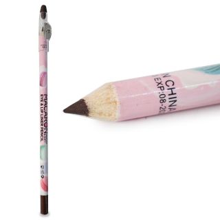 Lápiz Delineador En Color Café Macaron Para Ojos Y Labios Con Sacapuntas 20 Cm | HU-BI2107
