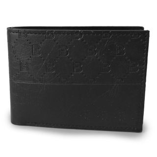 Cartera Grande De Vinil En Color Negro Grabada Varios Modelos 11.5 Cm | Trok