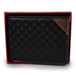 Cartera Grande De Vinil En Color Café Con Acabados Obscuros Y Claros Modelos 11.5 | HOR