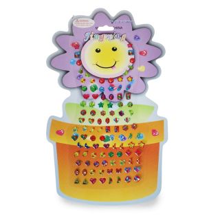 Sticker Planilla Mediana Flor Con Figuras Decorativas Escolares Estampadas 20.3 Cm | TT-890