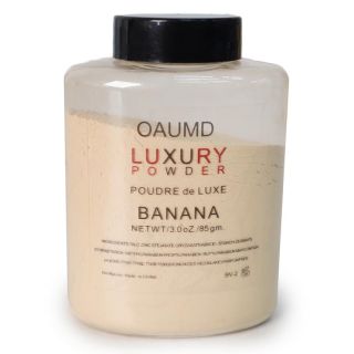 Polvo Translúcido Facial Luxury Oaumd Con Extractos De Banana Larga Duración 24 Hrs 85 Gr | F-001