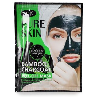 Mascarilla Facial CQK Con Extractos De Bambú Negro Y Carbón Ativo Estampado Chica 20 Gr | CQK-1325