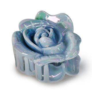 Pinza Grande De Plástico En Forma De Flor De Loto En Colores Tornasol De 7 Cm | HG26B-20