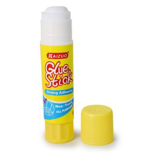 Pegamento Escolar En Lápiz Adhesivo Chico Blanco Kaizuo Envase Amarillo 9 Gr | KZ-8009