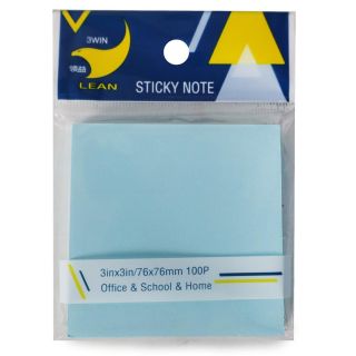 Post-it Notas Adhesivas Lean Grandes Cuadradas De Colores En Block 100 Hojas 7.7 Cm | HY06513