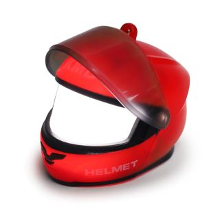 Llavero Grande De Plástico Casco Moto Deportivo De Colores Con Luz Blanca 5.5 Cm | JA-3477