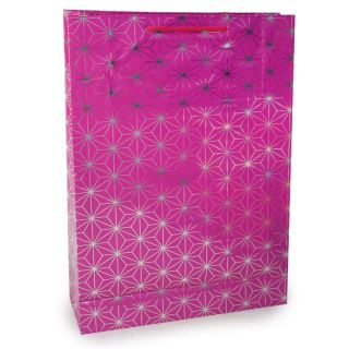 Bolsa Para Regalo Mega Delgada De Colores Con Estrellas Metalizadas 45 x 32.5 Cm | JA-3346