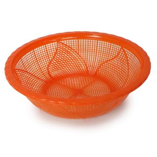 Colador Grande De Plástico Ortiplaztik Delgado Perforado Grabado Flor Varios Colores 25 x 7 Cm | Ort