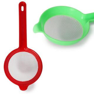 Coladera Chica De Plástico Ortiplaztik Con Mango Varios Colores Red Flexible 17.7 x 7.5 Cm | Ort