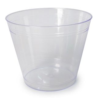 Hielera Mediana De Plástico Cristal Ortiplaztik Circular Honda Transparente 1.3 Litros 12.5 x 15.5 Cm | Ort