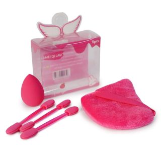Aplicadores Chicos Triangulares Gota Y Dobles Esponjosos Varios Colores Mei Qi Lam 6 Cm | HM26E-137