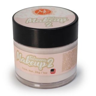 Acrílico Polvo Para Uñas Mc Talavera En Tono 2 Rosa Nude Envase Tapa Negra 1 Oz 28 Gr | Mc