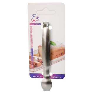 Pinzas Mini De Acero Gruesas Con Mango Ovalado Y Puntas En picos Para Pan 10.3 Cm | 10026 Mafu