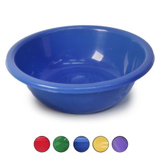 Palangana De Plástico Jumbo Grabada Laureles Mate Varios Colores 36 x 11.5 Cm | GM-504 FMV
