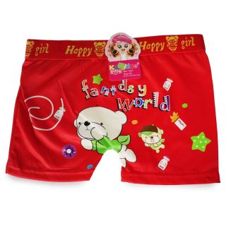 Short Calzón Infantil De Tela Elástica Con Resorte Estampado Happy Y osos XL Y L | Mafu
