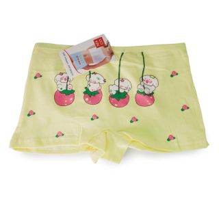Short Calzón Para Niña De Tela Elástica Estampada Osos Con Frutas Talla M Y XL | Mafu