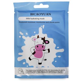 Mascarilla Facial Bicaoyuan Reductora De Poros Hidratante Con Leche Natural De Vaca 30 Ml | A-49
