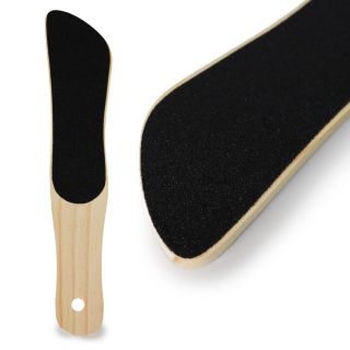 Lima Grande Doble Con Mango De Madera Clara Gruesa Para Pies Medida De 24 Cm | Y-716-1